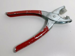 Vintage Metal Snap Setting Pliers Tool Fastener Made In Japan