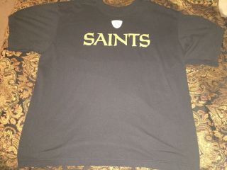Reebok Nfl Equipment Orleans Saints Black Shirt Men 