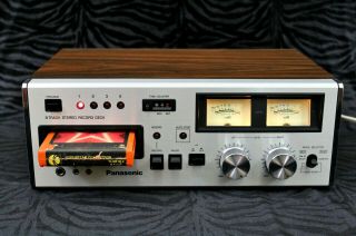 Panasonic Rs - 808 Vintage Stereo 8 Track Tape Deck.   Video