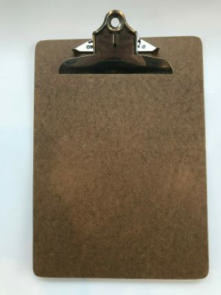 Vintage Saunders Clipboards: Wood,  9 X 12.  5 Inches,  8 Available