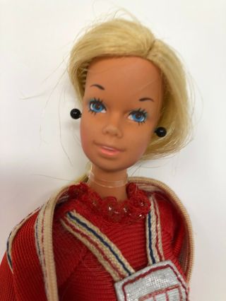 Vintage 1966 Mattel Malibu Barbie Doll Twist N Turn Bendable Blonde Japan