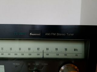 Sansui TU 9900 Stereo Tuner 120 Volt 3