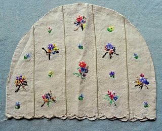 Vintage Hand Embroidered Linen Tea Cosy