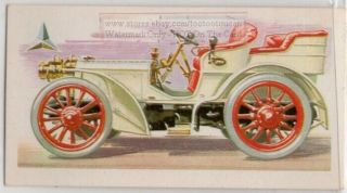 1901 Mercedes 35 H.  P.  6 Liter Automobile Vintage Trade Ad Card