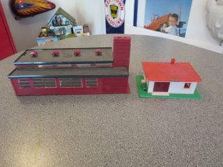 Vintage Pasticville Building Factory And House