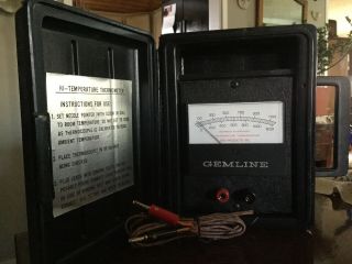 Vintage Gemline Hi - Temperature Thermometer Model Ta - 1500
