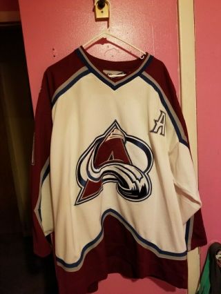 Peter Forsberg Embroidered Pro Player Jersey Colorado Avalanche
