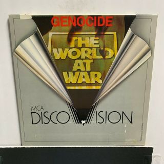 Vintage - Genocide The World At War - Mca Discovision Laserdisc