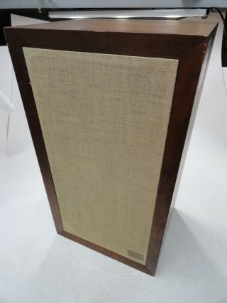 Acoustic Research Ar - 3a 3 - Way Oiled Walnut Speaker W/grill Limited Testing As - Is