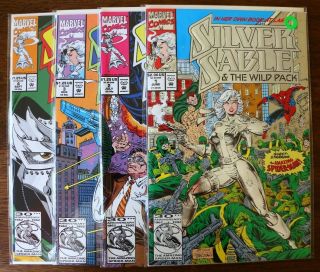 Silver Sable & The Wild Pack 1 - 4 Complete Run - Set (nm/nm, ) Books - Old - Vintage