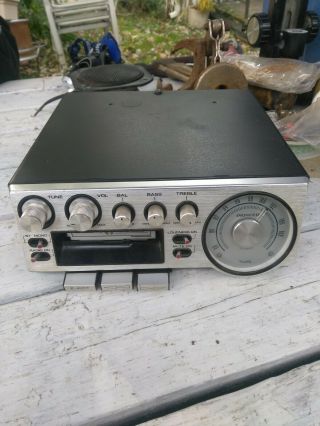 Vtg Pioneer Kp - 500 Car Stereo Radio Cassette Player Tuner Silver Face Pics