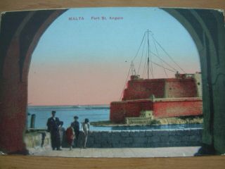 Vintage Postcard Malta - Fort St.  Angelo - Ref 2162
