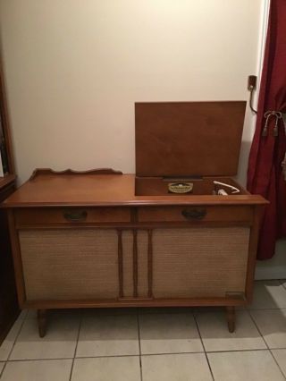 1960s Mid - Century Modern Packard Bell Stereo Console