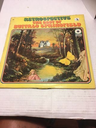 Vintage 1969 Retrospective The Best Of Buffalo Spriingfield Vinyl Record