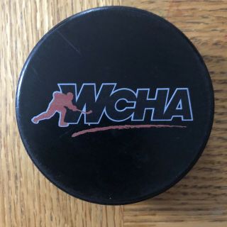 Ohio State University WCHA Game Puck 2013 - 2019 NCAA College Hockey 2