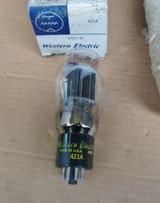 Old Stock NOS NIB Western Electric 421A tube 2