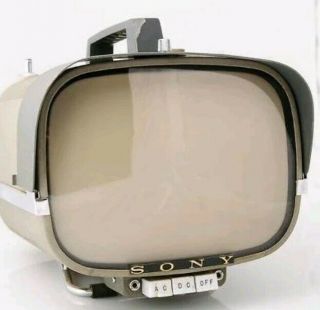 1961 Iconic Sony 8 - 301 First Transistor Television Vintage -