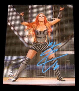Wwe Becky Lynch Hand Signed Autographed 8x10 Photofile Photo With 1