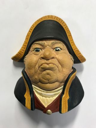 Bossons Head " Mr.  Bumble " Chalkware Wall Hanging Vintage 1969 Made In England