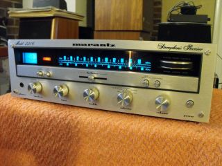 Marantz 2216 Am Fm Stereo Receiver Tuner Amplifier Amp Phono