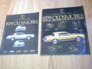 Two: Oldsmobile 1979 Dealer Catalogs (comes With Bill Of Sales For 1979 Cutlass)