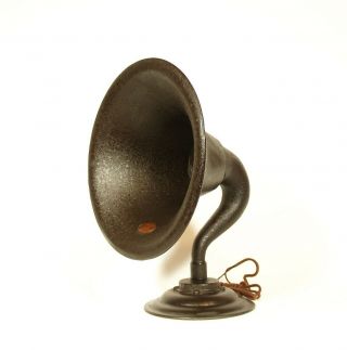 1924 Atwater Kent Model R Horn Radio Speaker Good Driver