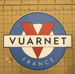 Vuarnet France Blue Red Sunglasses Logo Sticker Decal 8” Outdoor Vintage