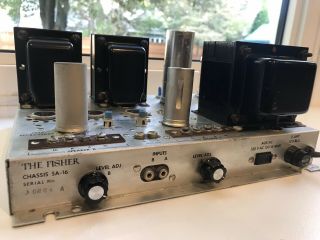 Fisher Sa - 16.  Stereo Tube El84 6bq5 Amplifier 2