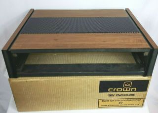 Vintage Crown Electronics 5rv Wood Case Enclosure