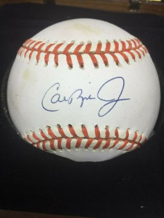 Cal Ripken Jr Baltimore Orioles Signed Rawlings Baseball The Score Board Jsa