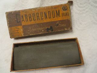 Vintage Carborundum Brand Sharpening Stone Slip Stone 176 Coarse