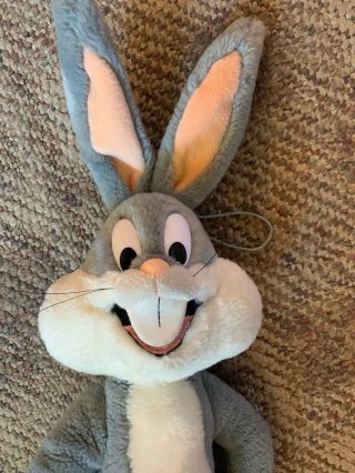 Vintage 1989 Warner Bros.  Characters Bugs Bunny 21” Plush Toy By Mighty Star