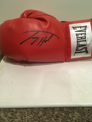 Larry Holmes Left Handed Autograph Boxing Glove Jsa