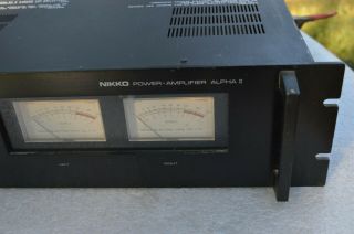 Nikko Alpha ll Power Amplifier 2