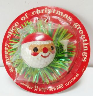 Vintage Christmas Golf Ball In Package