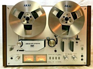 Akai Gx - 4000d Stereo Tape Deck Reel - To - Reel - Fantastic 57