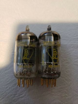 Pair Mullard 10m Gold Pin 12ax7 Ecc83 Vacuum Tubes Masters Series