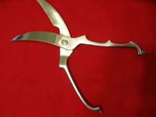 Vintage Kitchen 9” Iastahl Scissors Poultry Shears Stainless
