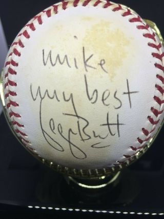 George Brett Kansas City Royals Signed Rawlings Baseball Jsa W/ Inscription