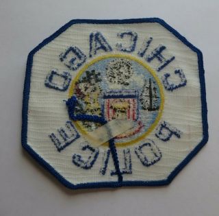 CHICAGO ILLINOIS POLICE PATCH (Blue Border) Vintage 2
