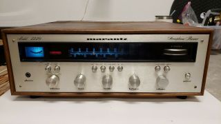 Marantz 2220 Stereo Receiver W/ Wood Case Cleaned See Video