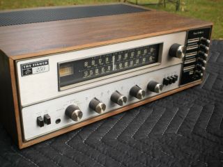 Fisher 250 - T Am/fm Stereo Receiver W/ Wooden Cabinet For Repair,  Restoration