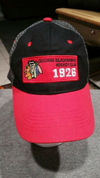 1926 Chicago Blackhawks Hockey Club Nhl Snap Back Mesh Trucker Hat Cap Bud Light