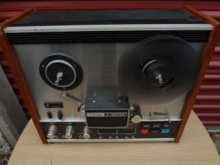 Teac A - 2300s Reel To Reel 1/4 " Tape Deck Recorder Plays Great Look & Listen