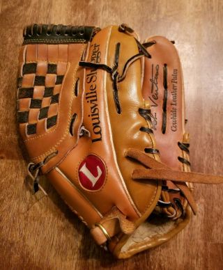 Vintage Louisville Slugger Ball Glove Players Series Cowhide Leather Palm 12 "