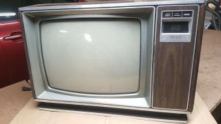 1979 Zenith System 3 19” Tv Model Sy1961w Space Command