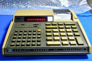 Hewlett - Packard HP97 Programmable Calculator Good shape 2