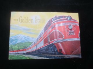 Rock Island Railroad Line Brochure Of The Golden State Route