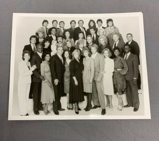 The Young And The Restless - Vintage B/w - 8 X 10 Photo - Entire Cast