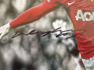 Manchester United Wayne Rooney Signed 11 x 14 Photo Scream Auto - BAS Beckett 2